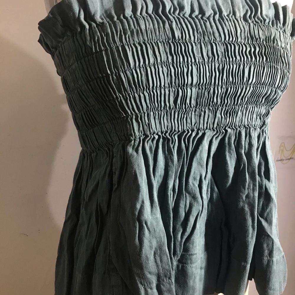 Isabel Marant Etoile linen tube top 0